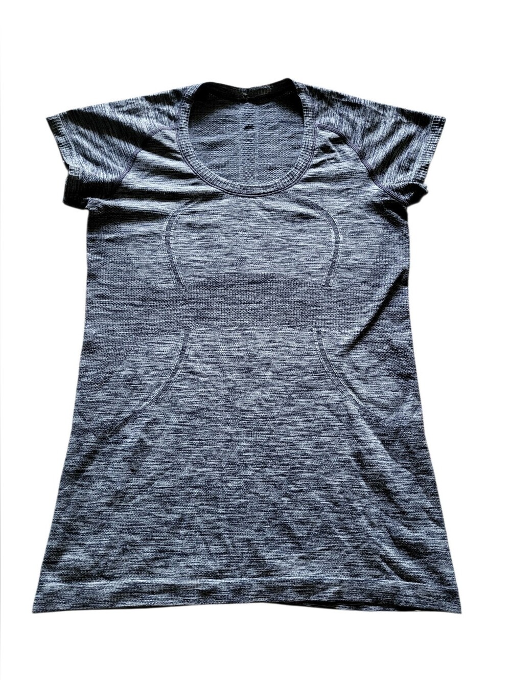 Lululemon Women’s Swiftly Tech Short Sleeve Heathered Blue- Gray Size 8